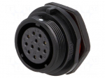 SP21 | socket | female | PIN: 12 | IP68 | soldering | 400V | 0.75mm2 | 5A
