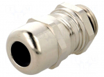 Cable gland | with earthing | M16 | 1,5 | IP68 | Mat: brass