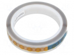 Tape: high temperature resistant | dot | reel | Thk: 0.07mm | 1000pcs.
