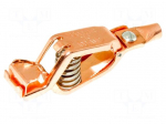Crocodile clip | 100A | Grip capac: max.27mm | Overall len: 109mm