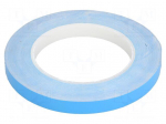 Tape: heat transfer | W: 12mm | L: 33m | Thk: 0.2mm | 800mW/mK | LDPE