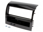 Radio mounting frame | Fiat | 1 DIN | black gloss