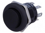Switch: push-button | Pos: 2 | DPDT | 3A/250VAC | 3A/30VDC | ON-(ON)