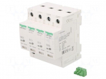 Surge arrester | Type 2+3 | Poles: 3+N | for DIN rail mounting | IP20