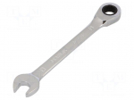 Wrench: combination spanner | rattle | 9mm | Chrom-vanadium steel