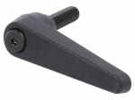 Lever | adjustable | Thread len: 40mm | Lever length: 74mm | GN 101