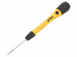 Screwdriver: precision | slot | 2x0.4mm | Blade length: 40mm | ESD