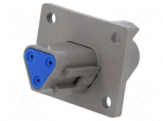 Connector: wire-wire | plug | male | PX0 | PIN: 3 | IP68 | grey | Size: 16