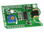 Click board | prototype board | Comp: CD4093BCM | vibration sensor