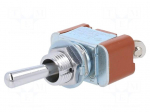 Switch: toggle | Pos: 2 | SPST | ON-OFF | 15A/125VAC | 15A/30VDC