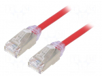 Patch cord | F/UTP,TX6A-28&trade; | Cat: 6a | RJ45 plug,both sides | wire