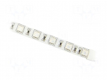 LED tape | RGB | 5050 | LED/m: 60 | 10mm | white PCB | IP20 | 120&deg; | 14W/m