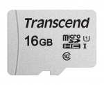 MEMORY MICRO SDHC 16GB UHS-I/CLASS10 TS16GUSD300S TRANSCEND
