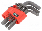 Wrench: hex key-set | Hex Plus | steel | 9pcs.