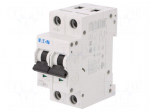Circuit breaker | 230/400VAC | Inom: 6A | Poles: 2 | Charact: B | 15kA