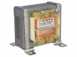 Transformer: mains | 20VA | 230VAC | 7.7V,9V | 7.7V | 1A | 1A | screw type