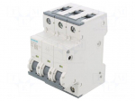 Circuit breaker | 230/400VAC | Inom: 16A | Poles: 3 | Charact: C | 6kA