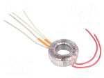 Transformer: toroidal | 20VA | 230VAC | 12V | 12V | 0.83A | 0.83A | &Oslash;: 70mm