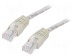 Patch cord | U/UTP | Cat: 5e | RJ45 plug,both sides | stranded | CCA
