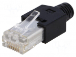 Connector: RJ45 | plug | TM11P | PIN: 8 | Cat: 3 | shielded | 8p8c | 5mm