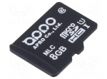 Memory card | microSDHC,MLC | 8GB | industrial | -40&divide;85&deg;C | PHANES-F
