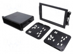 Radio frame | Chrysler,Dodge,Jeep | 2 DIN | black