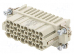 Connector: HDC | contact insert | female | 10A | 250V | Han&reg; DD | PIN: 40