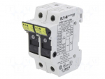 Fuse holder | 10.3x38mm | for DIN rail mounting | 30A | Poles: 2 | IP20