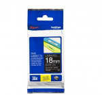 Kleeplint valge mustal 18mm