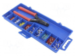Tools set: designed for terminal crimping | box | 0.25&divide;2.5mm2