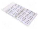 Resistor: carbon film-set | THT | 0.25W | &plusmn;5% | axial | 1600pcs.
