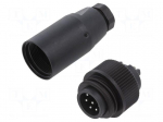 Connector: circular | 250V | 10A | PIN: 7 | plug | male | unshielded | IP67