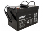 Re-battery: acid-lead | 12V | 60Ah | AGM | maintenance-free | 20kg