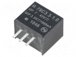 Converter: DC/DC | 3.3W | Uin: 7&divide;42VDC | Uout: 3.3VDC | Iout: 1A | SIP3