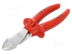 Pliers | side,cutting,insulated | carbon steel | 200mm | 466/1VDEDP