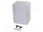 Enclosure: wall mounting | X: 310mm | Y: 410mm | Z: 230mm | ABS | IP65