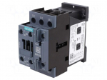 Contactor: 3-pole | NO x3 | Auxiliary contacts: NO + NC | 24VAC | 17A