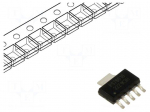 IC: voltage regulator | LDO,linear,fixed | 1.8V | 1.5A | SOT223-6 | SMD