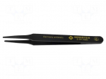 Tweezers | Blade tip shape: flat,rounded | Tweezers len: 120mm