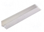 Profiles for LED modules | natural | L: 1m | VARIO30-02 | aluminium