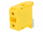 Splice terminal: rail | 125A | 690V | screw terminal | yellow | 4&divide;35mm2