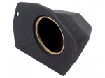 Car loudspeaker enclosure | MDF | black melange | 250mm | &Scaron;koda | 19l