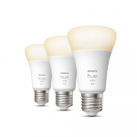 Philips Hue silti balta 9W A60 E27 gudrā spuldze EU 3P 929001821627 8719514329881