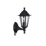 PHILIPS PEKING wall lantern black 1x60W 230V IR gaismeklis