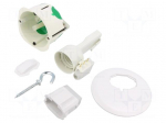 Enclosure: junction box | &Oslash;: 71mm | Z: 49mm | plaster embedded | IP40