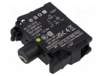Illuminating unit | 22mm | 45 | front fixing | 24VAC | screw terminals