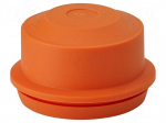 Grommet | elastomer thermoplastic TPE | orange | 11&divide;30mm | IP65,IP66