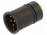 Connector: M12 | plug | PIN: 8 | male | 30V | straight | IP67 | soldering