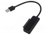 USB to SATA adapter | SATA plug,USB A plug | 0.16m | PnP | 5Gbps