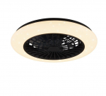 Trio Stralsund LED ceiling fan matt black starlight  R62522132 4017807491098